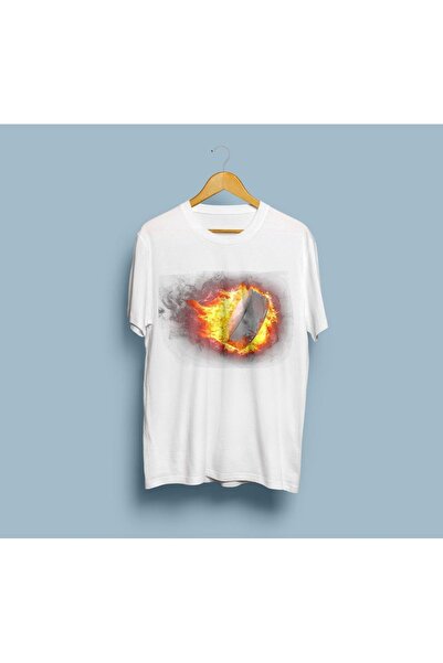 eioswear Μπλουζάκι Unisex oversized Burning Ball