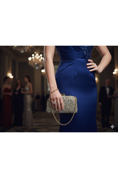 DNC Doğal Parlak Taşlı El Yapımı Abiye Çantalar Düğün, Nişan, Kına ve Özel Günleriniz İçin Şıklık
