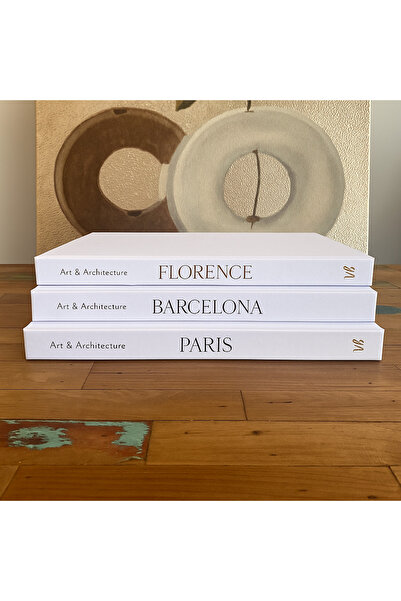 HRD STORE DEKORATİF KİTAP KUTU 3' LÜ SET