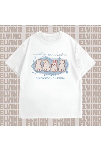 Elvino Γυναικείο μπλουζάκι Oversize με θέμα το κουνέλι