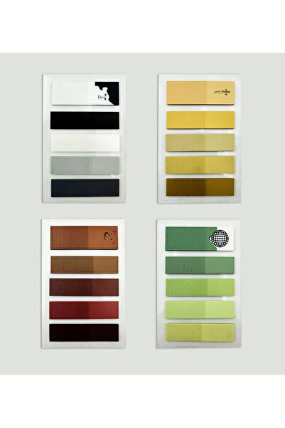 sibga tasarım 4 adet Şeffaf Renkli Postit Post-it Post It. Kitap Ayracı Ayraç Postit Sticker Not Kağıdı 400 yaprak