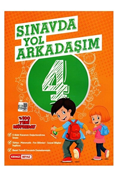 Kırmızı Beyaz Yayınları Kırmızı Beyaz 4. Sınıf Sınavda Yol Arkadaşım Deneme Sınavı Tüm Dersler
