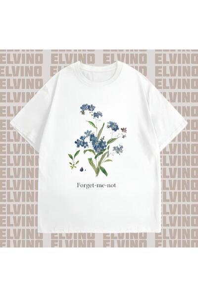 Elvino Γυναικείο μπλουζάκι με θέμα την πεταλούδα και το λουλούδι