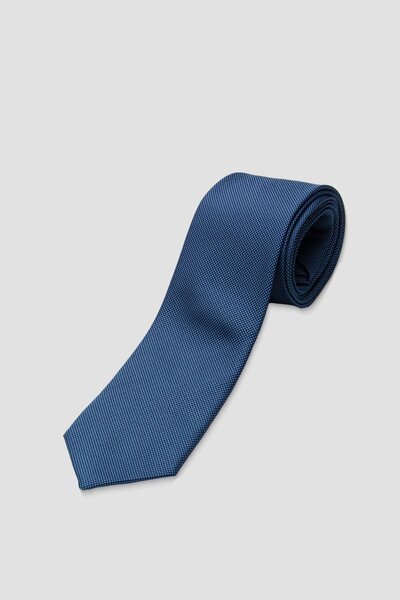 Abbate Краватка 8 см Мікрофібра Поліестер Синій Чоловіча Пряма Краватка