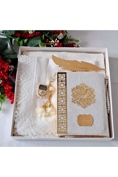 hira tasarım Kuran-ı Kerim Gelin Bohçası Seccade Seti Çeyiz Seti Hac Umre Hediyesi Kişiye Özel İsim Yazılır