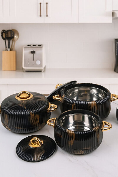 Generic طقم حافظات طعام 3200/2400/1800مل