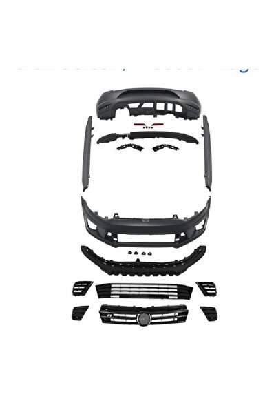 Wisco Volkswagen Polo Wrc 0918 Arası Uyumlu Tampon Seti Komple (Ön Arka Yan) Sissiz BK PWRC S1