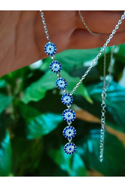 CC Design Sosyete Gözü Zirkon Taşlı Sallantılı Y Kolye