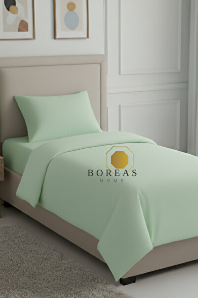 Boreas Home Soft Fitted Sheet Single Bedding Set