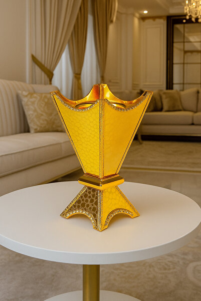 ALMASA مبخرة ذهبية كبيرة - 1 قطعه
