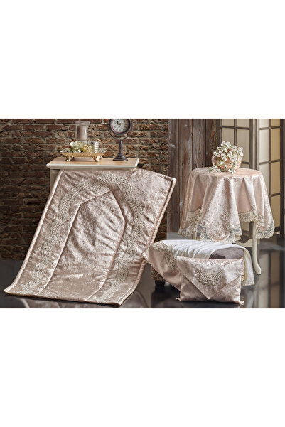 NAKIŞHAN Nisa Seccade Seti-Cappuccino 4 Pieces