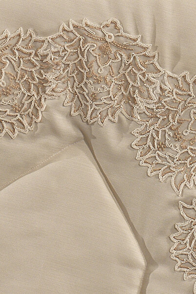 NAKIŞHAN Duru Seccade Seti-Krem 4 Parça