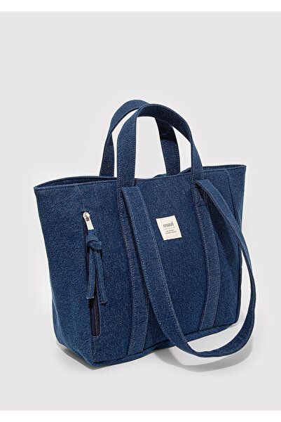 Mavi Geantă de umăr din denim 1913105-70872