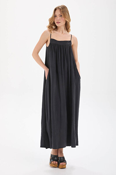 IMBUE Askılı Bol Kesim Maxi Elbise
