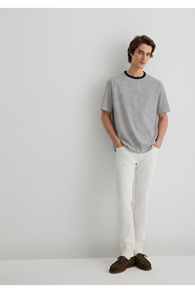 Mavi Jake Blue Black Ecru Jean Trousers 0042288003