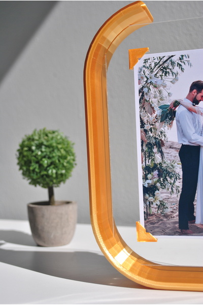 wart dizayn YARIM AY PLASTİK FOTOĞRAF ÇERÇEVESİ