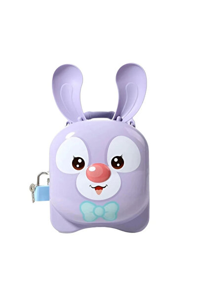 TOYFEST Μεταλλικός κουμπαράς αυτιών με κλειδαριά Bfs