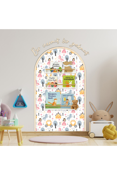 MAER ديكور حائط لغرفة الأطفال من نوع There Was One There Was None - موضوع باربي