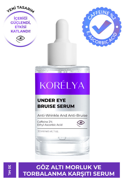 KORELYA Göz Altı Torbalanma, Morluk ve Koyu Halka Karşıtı Serum 30 ml