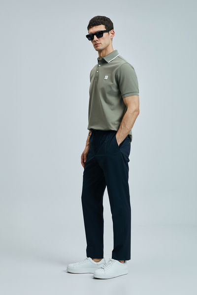 Lufian Marco Smart Erkek Chino Pantolon Slim Fit Lacivert