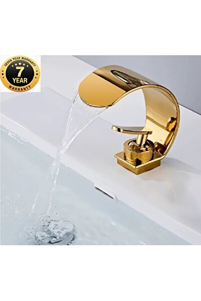 OEM BANYO LAVABO BATARYASI GOLD ALTIN DORE RENK ŞELALE 7 YIL GARANTİLİ İTHAL ...