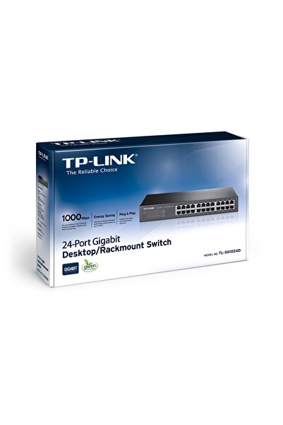 TP-LINK Tl-Sg1024D 24-Port 1000Mbps Desktop/Rackmount Switch - Mimbshopp 1055529