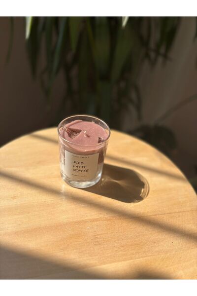 FLAME CANDLE HANDMADE CANDLES Ice Latte Coffee , Aromaterapi , Dekoratif , He...