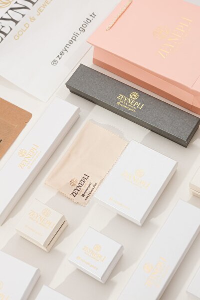 ZEYNEPLİ GOLD 14 Ayar Altın Büyük G Harfli Taşlı Yüzük