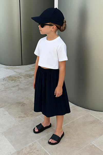 rg kidsstore Girl's Cotton Basic Crop T-Shirt_Rg1604