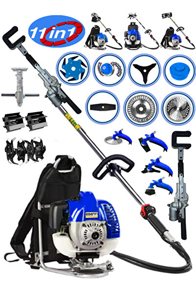 Eisenn ST 900 Sırt Tırpan + Çapalama Seti + Zeytin Toplama 12 Parça Full Set