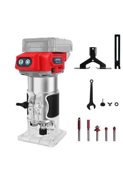 Choice Battery not included Brushless Cordless Wood Router Tool for Milwaukee 18V Battery 5 Variable Speeds