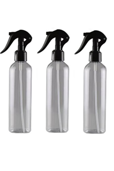 JUIWI 3'lü Set Çok Amaçlı Boş Mika Uzun Şişe Plastik Pet Şişe Sprey Başlıklı ...
