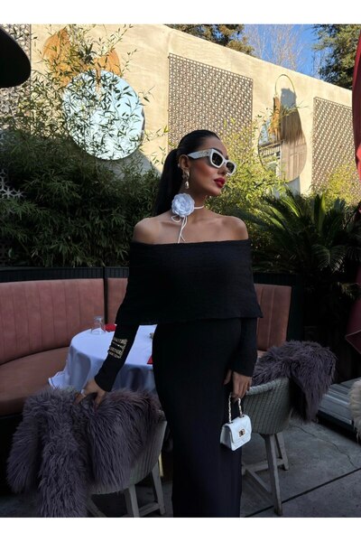 MAUN COLLECTION Madonna Yaka Premimum Elbise