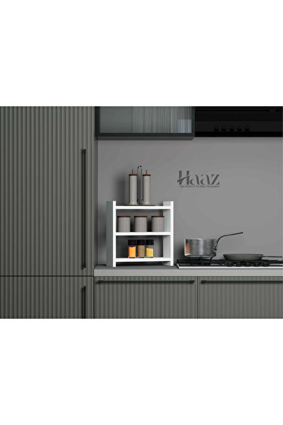 NOBIA MOBILYA TEZGAH ÜSTÜ BAHARATLIK BEYAZ