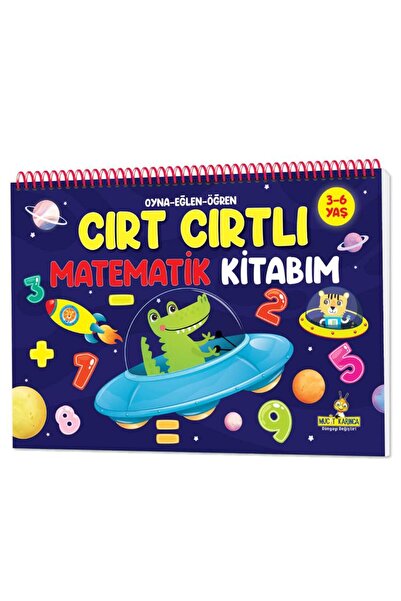 yükselen zeka Cırt Cırtlı Matematik Kitabım: 3-6 Yaş