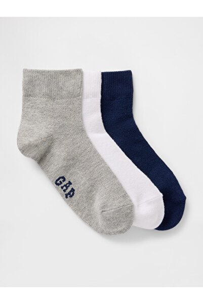 GAP Erkek Çocuk Çok Renkli Gap Logo 3'lü Çorap Seti