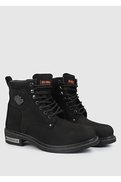 Harley Davidson Gibson fekete férfi nubuk 025M100109