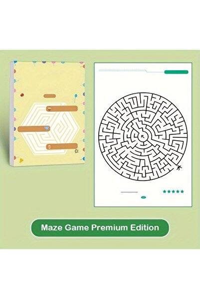 Choice كتاب ألعاب متاهة مونتيسوري المتقدم، لعبة متاهة لتدريب التركيز، ألعاب ا...