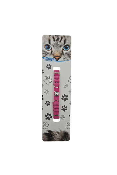 Jooys Velvet Bell Ring Cat Collar Pink
