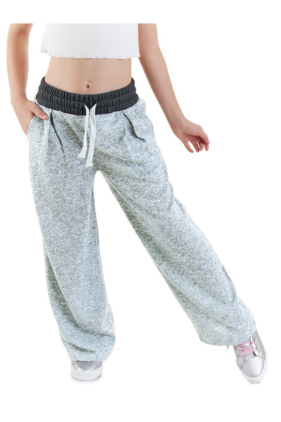 Denokids Girl's Soft Gray Trousers