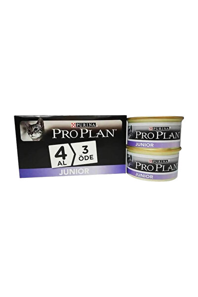Pro Plan Tavuklu Yavru Kedi Konservesi 4x85gr (4 AL 3 ÖDE)