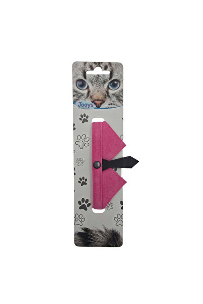 Jooys Velvet Bell Tie Cat Collar Pink