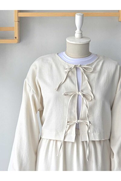 ENDAMIM Linen Skirt Set