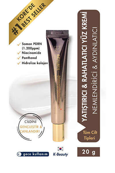 rejuall Onarıcı & Yenileyici Yüz Kremi - Somon PDRN 1200 ppm - 20 g