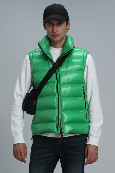 Lufian Peter Goose Feather Men's Vest Green