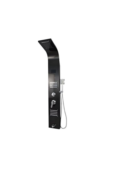 Trendy's Panou dus hidromasaj inox 5 functii Digital Thermo Black Satin TRENDY S