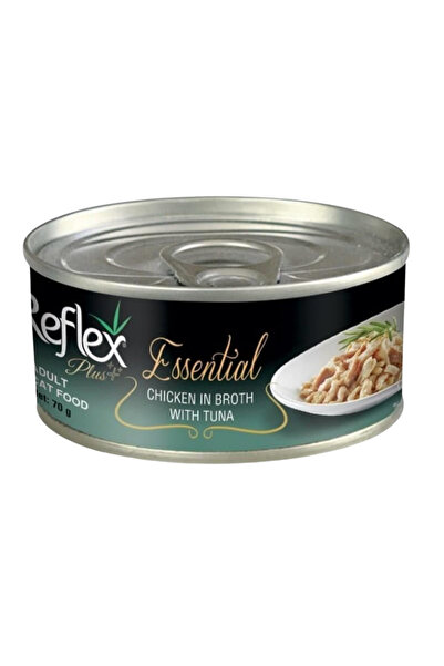 Reflex Plus Essential Tavuklu ve Ton Balıklı Yetişkin Kedi Konservesi 70gr