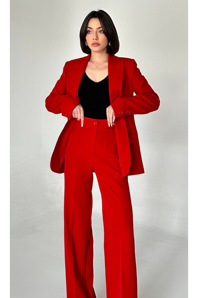 Vuntal BUTİK Blazer Suit Single Button Jacket Pants