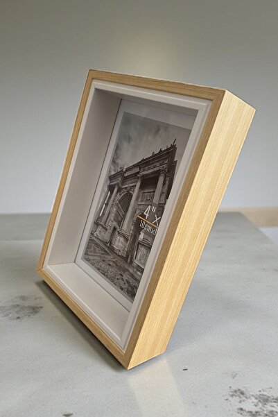 BSP Wooden Cream Picture Frame Width 10 Height 15cm 15 (with Glass)