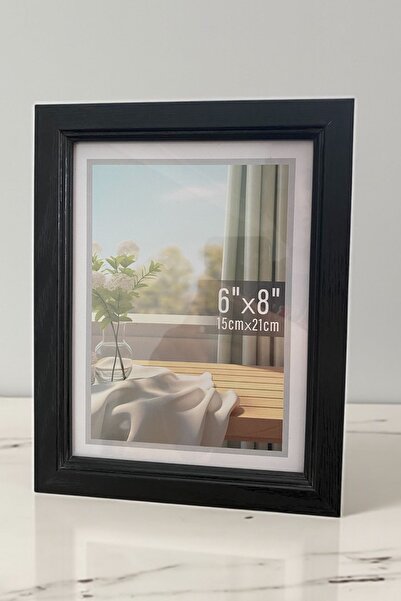 BSP Wooden Picture Frame Size Height 15cm Width 20cm (with Glass)